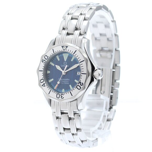 OMEGA Seamaster300m 2283.80 Date Navy Dial Quartz Ladies Watch_872025 - Picture 2 of 6